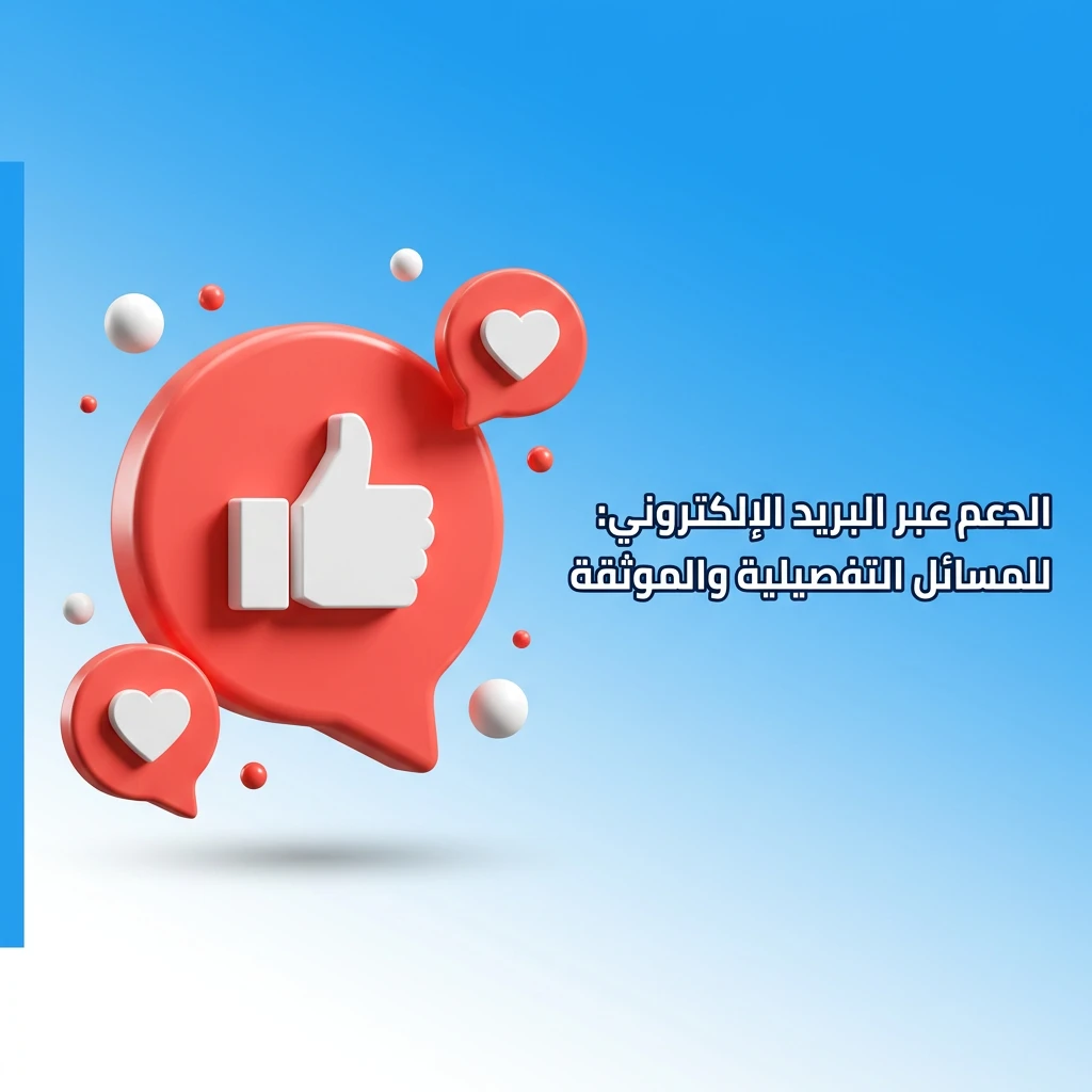 دعم البريد الإلكتروني لتقديم الشكاوى الرسمية وإرسال المستندات والاستفسار عن النزاعات المالية