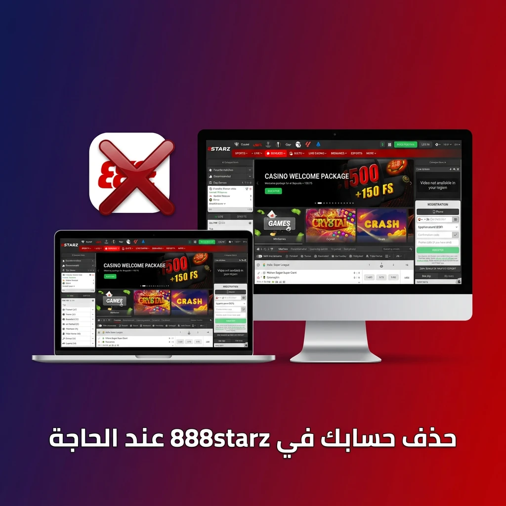 خطوات حذف حساب 888starz نهائياً عبر إعدادات الحساب أو الدعم الفني